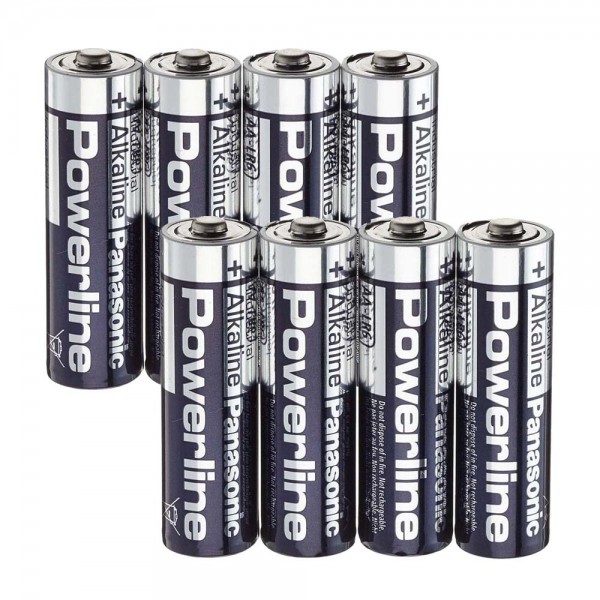 Panasonic Powerline AA Batterien 8er