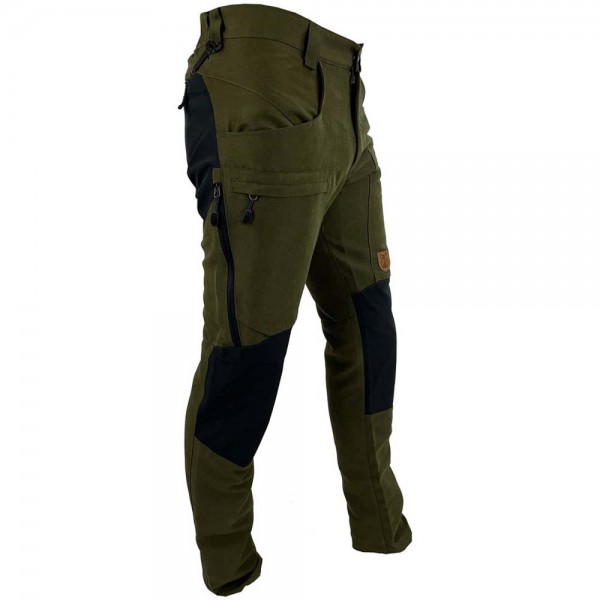 Rensing Outdoor-Stretchhose in Oliv/Schwarz 1