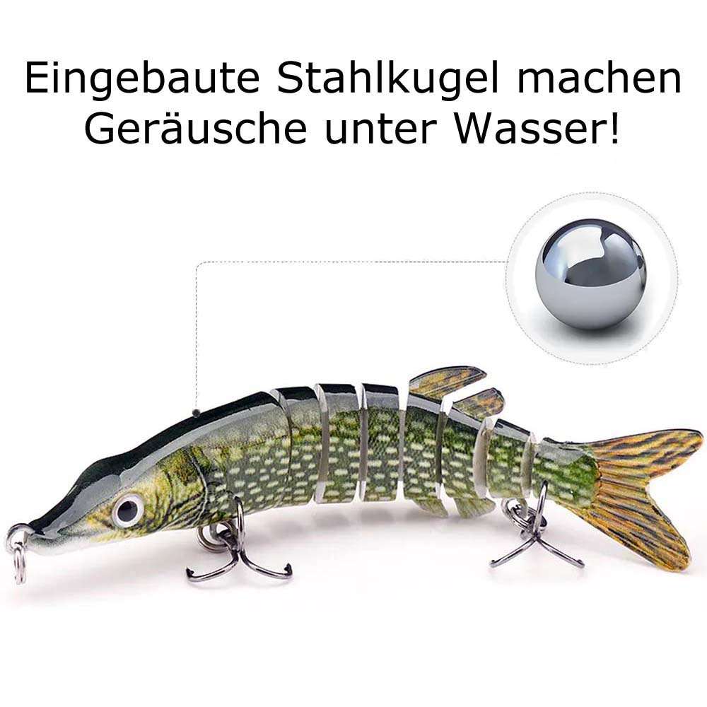 Big Bait 24cm Swimbait Wobbler Hardbait  Kunststoff Kder Fr Hecht,  Zander & Barsch (105g) Swimbait Hecht