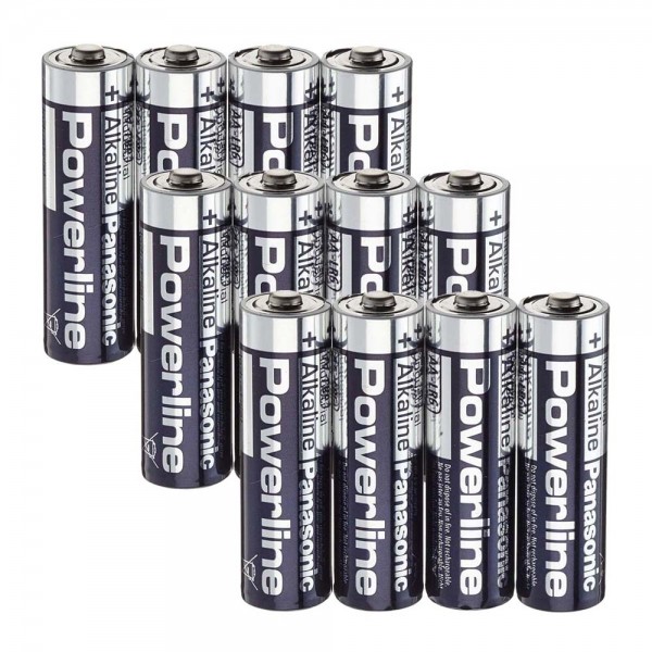 Panasonic Powerline AA Batterien 12er