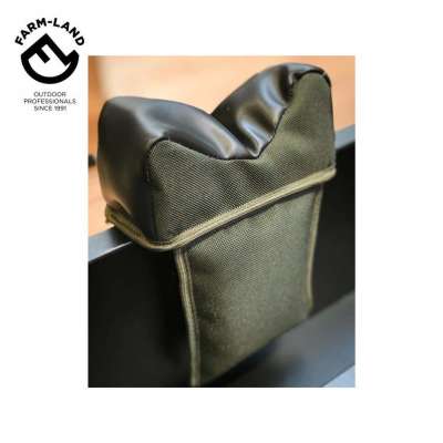 FARM-LAND Sitzkissen Aus Kunstfell – Schwarz, 36x29 Cm – Perfekt Für Jagd, Outdoor & Kalte Bänke
