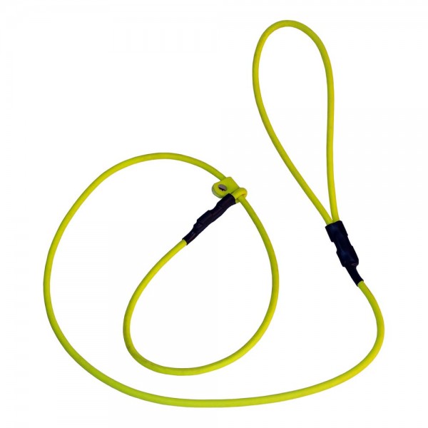 Handleine rund aus Biothane in Gelb