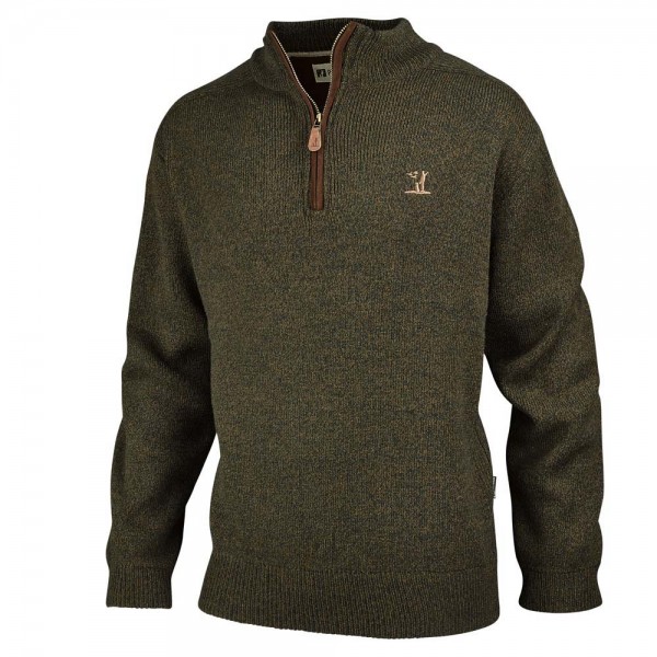 Percussion Jagdpullover mit Zipper