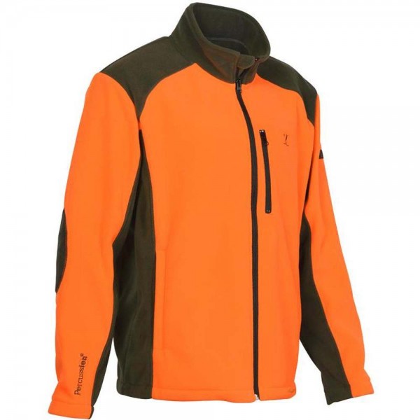 Percussion Fleecejacke für Kinder in Signalorange