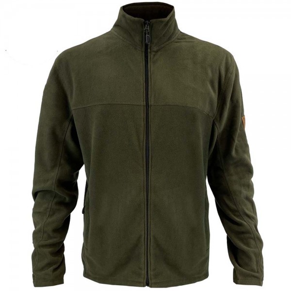 Rensing Fleecepullover Full-Zip in Oliv