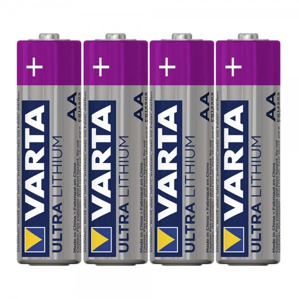 Varta Ultra Lithium AA Batterien 4 Stück Foto 1