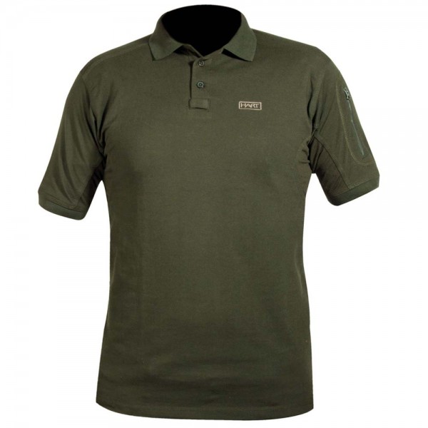 Hart Ivory Poloshirt in Dunkel Oliv