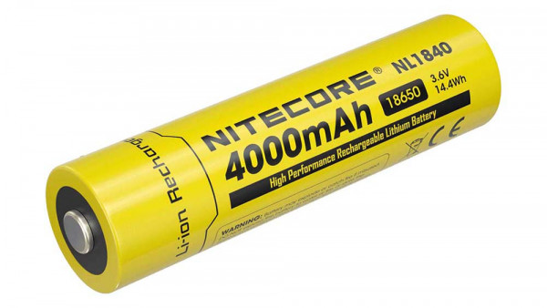 NiteCore L-Ion Akku 18650 4000mAh 1