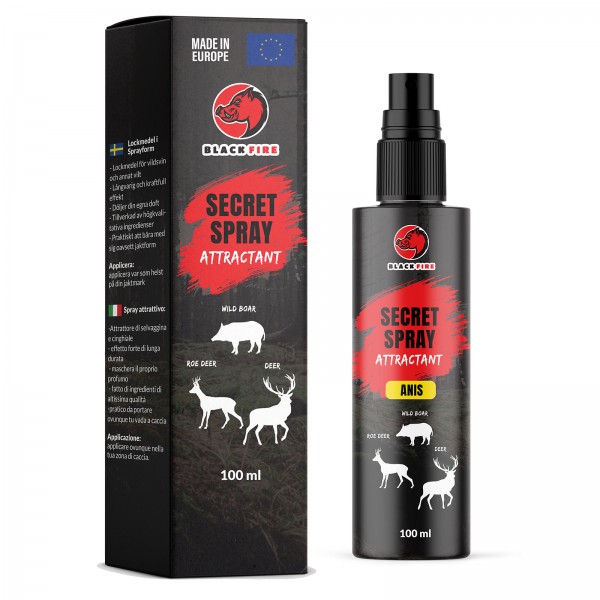 Black Fire Secret Anis Spray 1