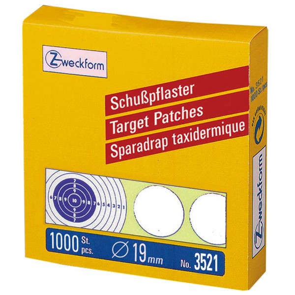 Zweckform Schusspflaster in Weiß