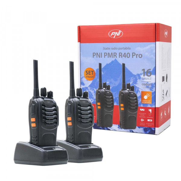 PNI PMR R40 Pro Funkgeräte 2er Set 1