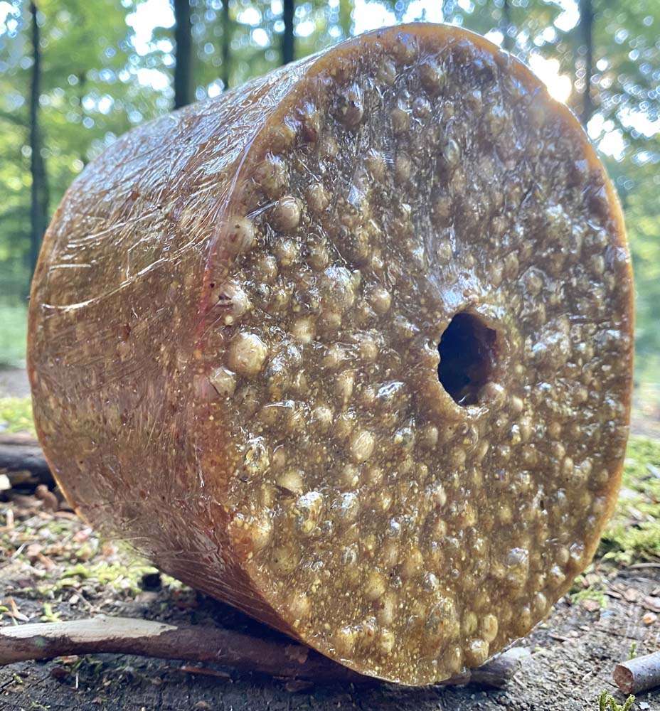 Spezial Leckstein süße geröstete Erbsen 3 kg Wildlutscher Lockjagd