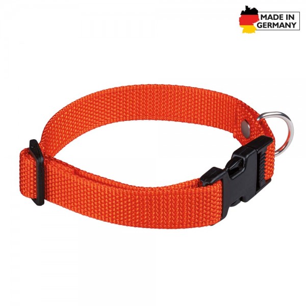 Mitwachsendes Welpenhalsband orange