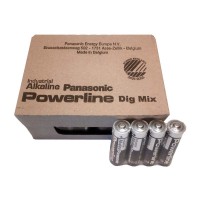 Panasonic Powerline AA Batterien 48 Stück