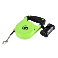 Farm-Land Aufrollleine 5m mit Kotbeutelspender