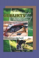 Geburtstagskarte mit Jagdmotiven