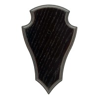 Gehörnbrettchen Rehbock Eiche Typ 2 dunkel