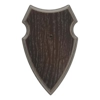 Gehörnbrettchen Rehbock Eiche Typ 3 dunkel