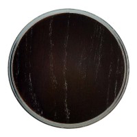 Keilerschild rund Eiche dunkel