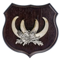 Keilerschild Wappen Eiche dunkel