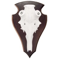 Kunstschädel Rothirsch aus Aluminium