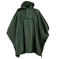 Percussion Poncho in Oliv