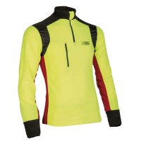 PSS X-treme Polar Fleeceshirt in Gelb/Rot