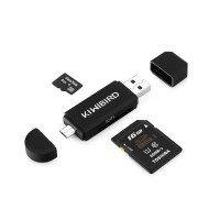 SD Kartenleser mit USB und Micro USB Anschluss